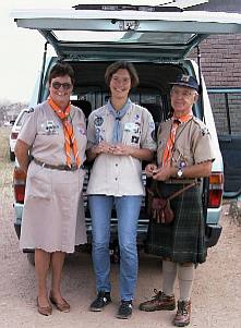 Der "Travelling-Scout-Shop" 